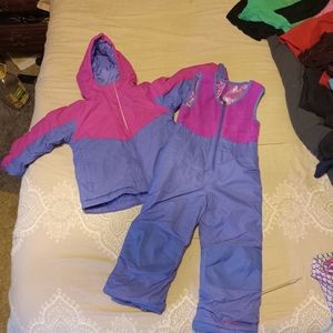 Columbia 2 piece snow suit 4t